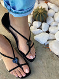 Gemma flat sandal
